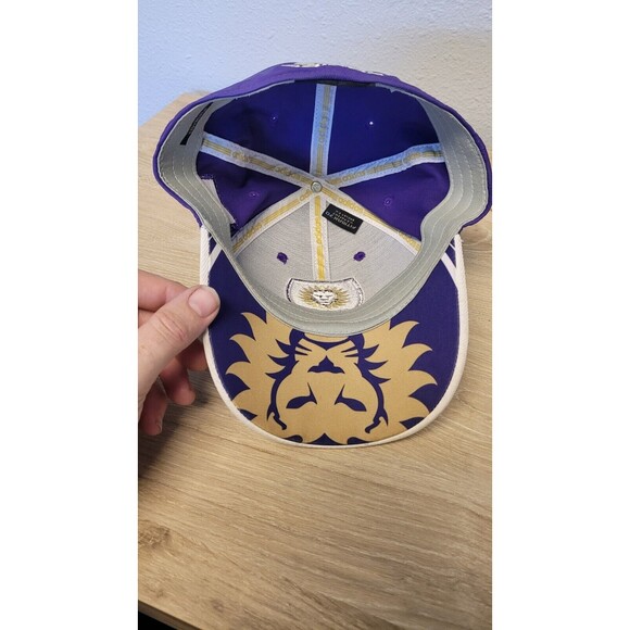 Orlando City SC Adidas MLS Soccer Team Logo Flex Fit Cap Hat Sm Med Purple - Picture 4 of 6